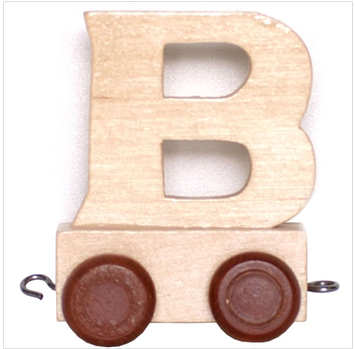 Legler Wooden Name Train B (600x600), Png Download