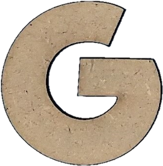 Wood Letters - ''g'' - Letter (444x443), Png Download