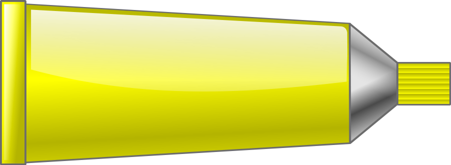 How To Set Use Color Tube Yellow Clipart - Tube Clipart (900x330), Png Download