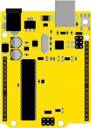 Yellow 0 - Arduino (360x520), Png Download