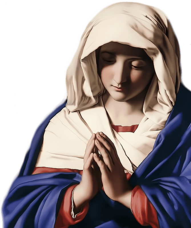 St Mary Praying Png - Mother Mary Png (800x800), Png Download