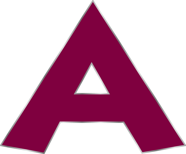 Clipart Letter A Png (600x497), Png Download