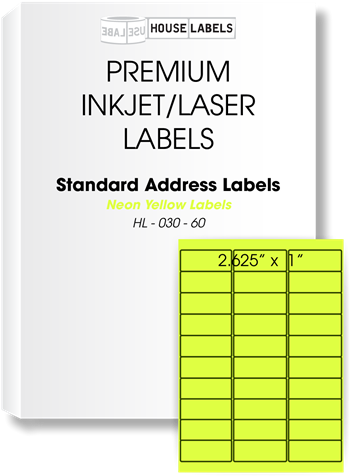 Picture Of Houselabels' Brand, 30 Labels Per Sheet, - Label (403x530), Png Download