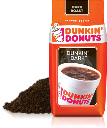 [view Image] - Dunkin Donuts Coffee, Ground, French Vanilla - 12 Oz (372x461), Png Download