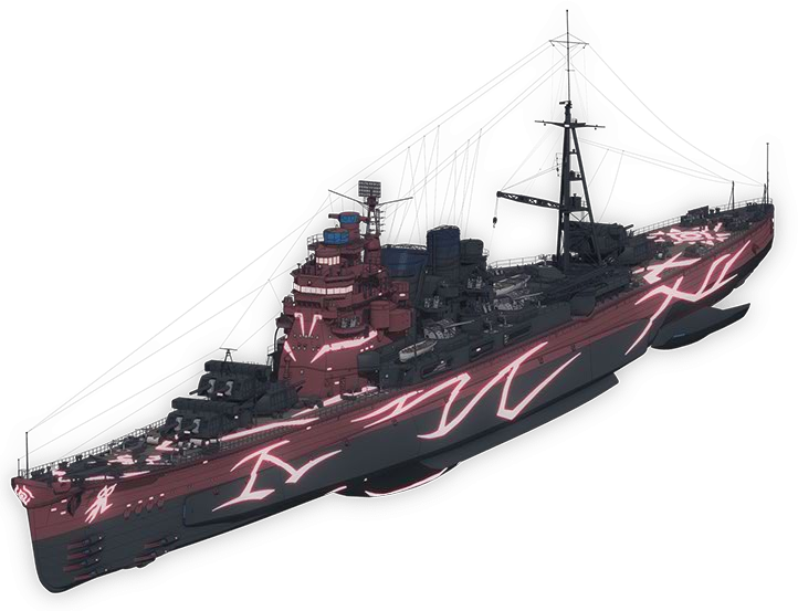 Fog Enemy Takao 02 - Aoki Hagane No Arpeggio Ship (722x553), Png Download