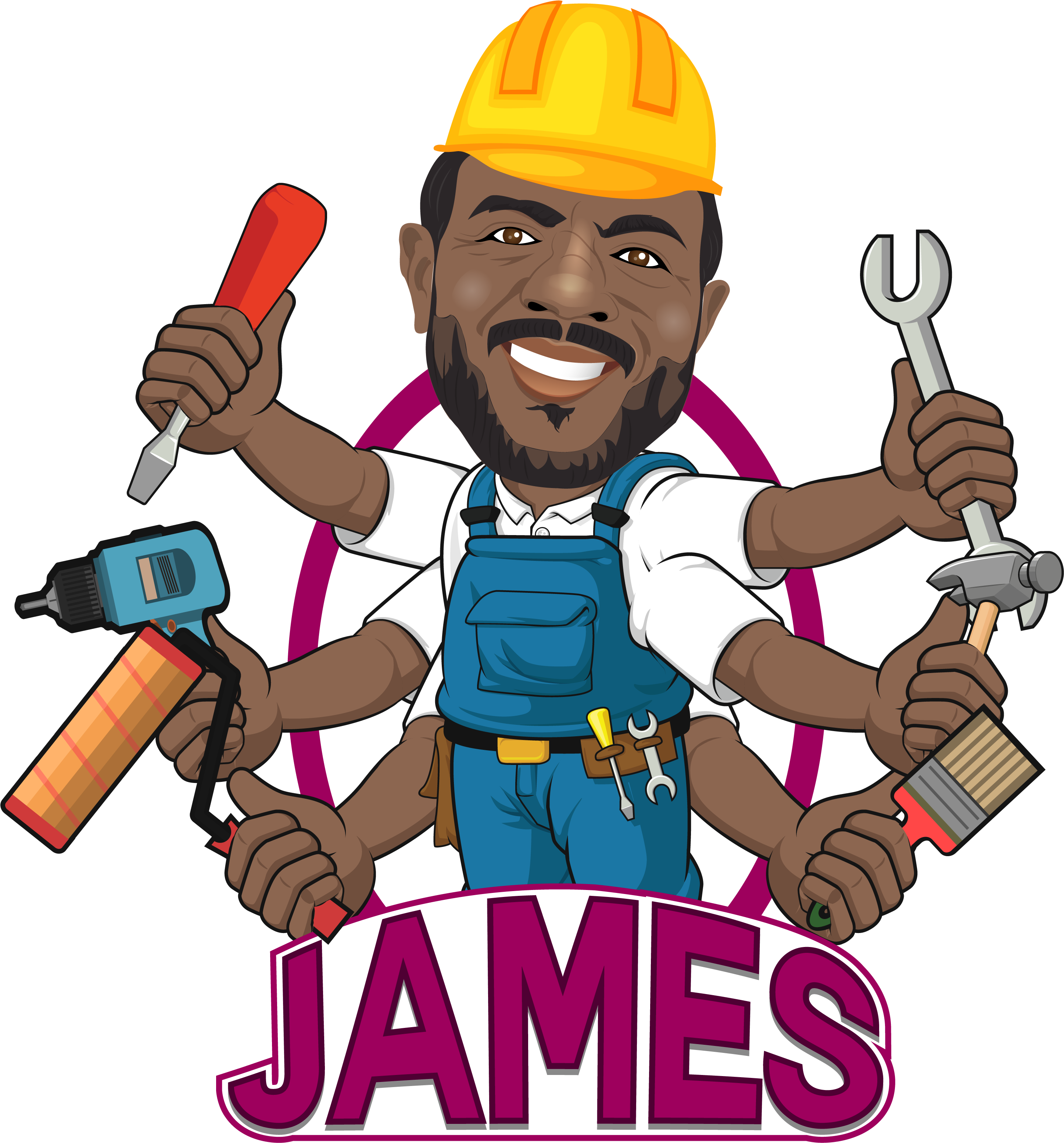 James Handyman Construction - Construction (2894x3124), Png Download