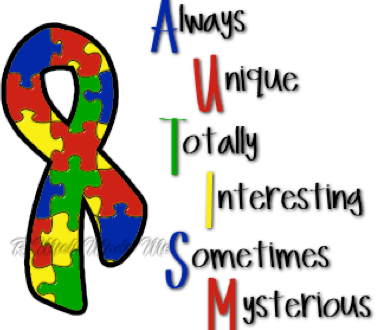 Autism Awareness Week 2018 (376x330), Png Download