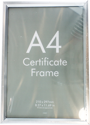 Gold New A4 Certificate Photo Picture Frames Silver - Makeup Mirror (640x496), Png Download