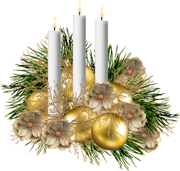 Velas - Velas De Navidad Png (598x582), Png Download