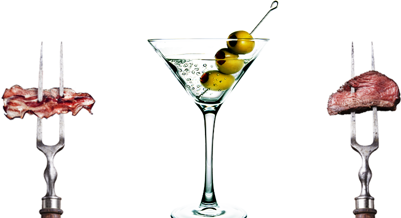 Breakfast - Kikkerland Leaf Cocktail Pick (818x461), Png Download