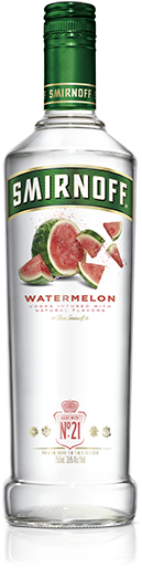 Smirnoff Watermelon - Smirnoff Vodka 80 1l (400x532), Png Download