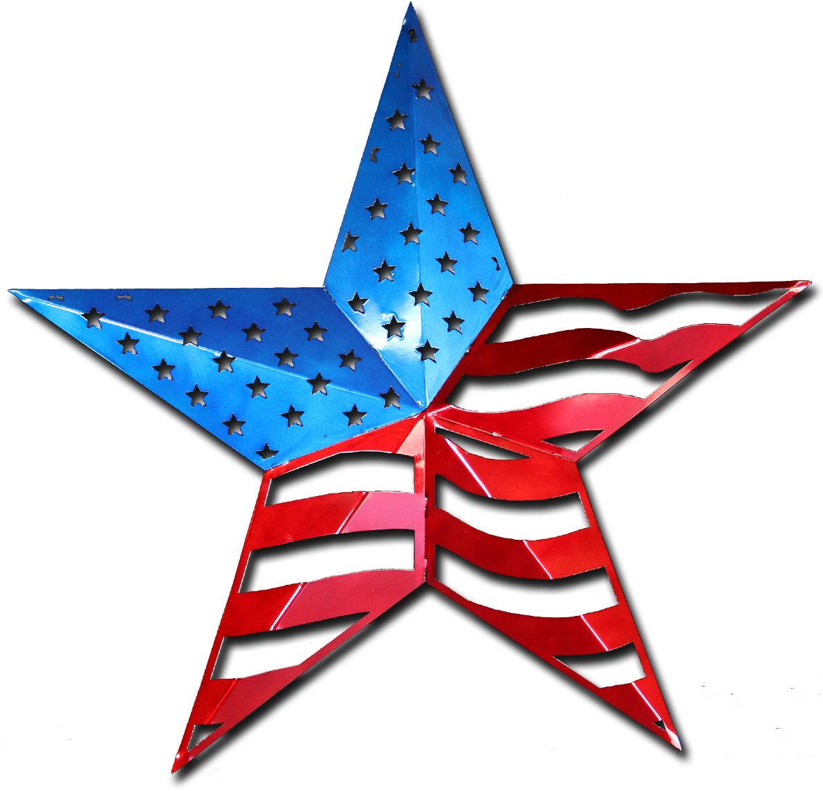 American Star - Star Applique (1345x1235), Png Download