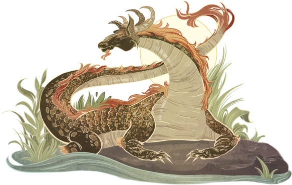 The Map Features 15 Mythical Creatures, Including Descriptions - Ninki Nanka Mythical Creatures (620x416), Png Download