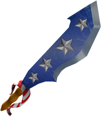 American Monster Blade - Murder Mystery Old Glory (420x420), Png Download