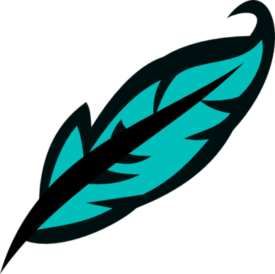 Blue Feather Cutie Mark By Kinnichi On Deviantart - Mlp Feather Cutie Mark (400x398), Png Download