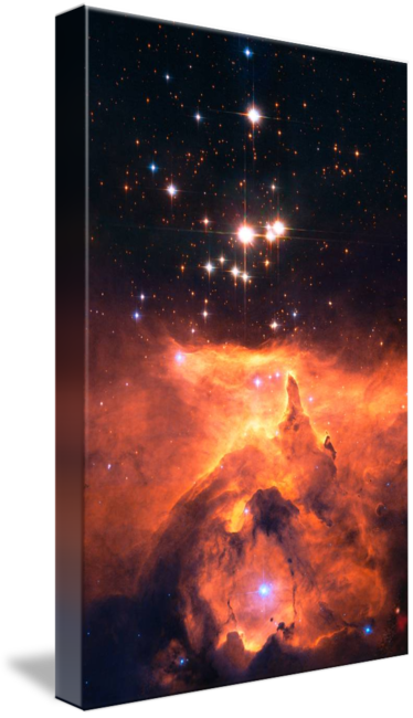 Emission Nebula By Douglas Fresh - Cathedral Nebula (374x650), Png Download