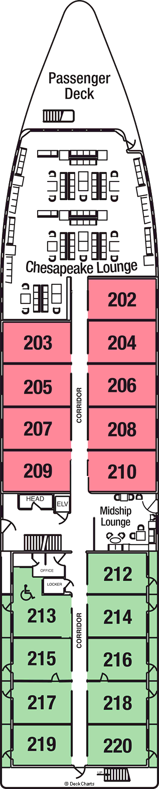 Stateroom Category Legend - Charte Graphique Typographie (317x1565), Png Download