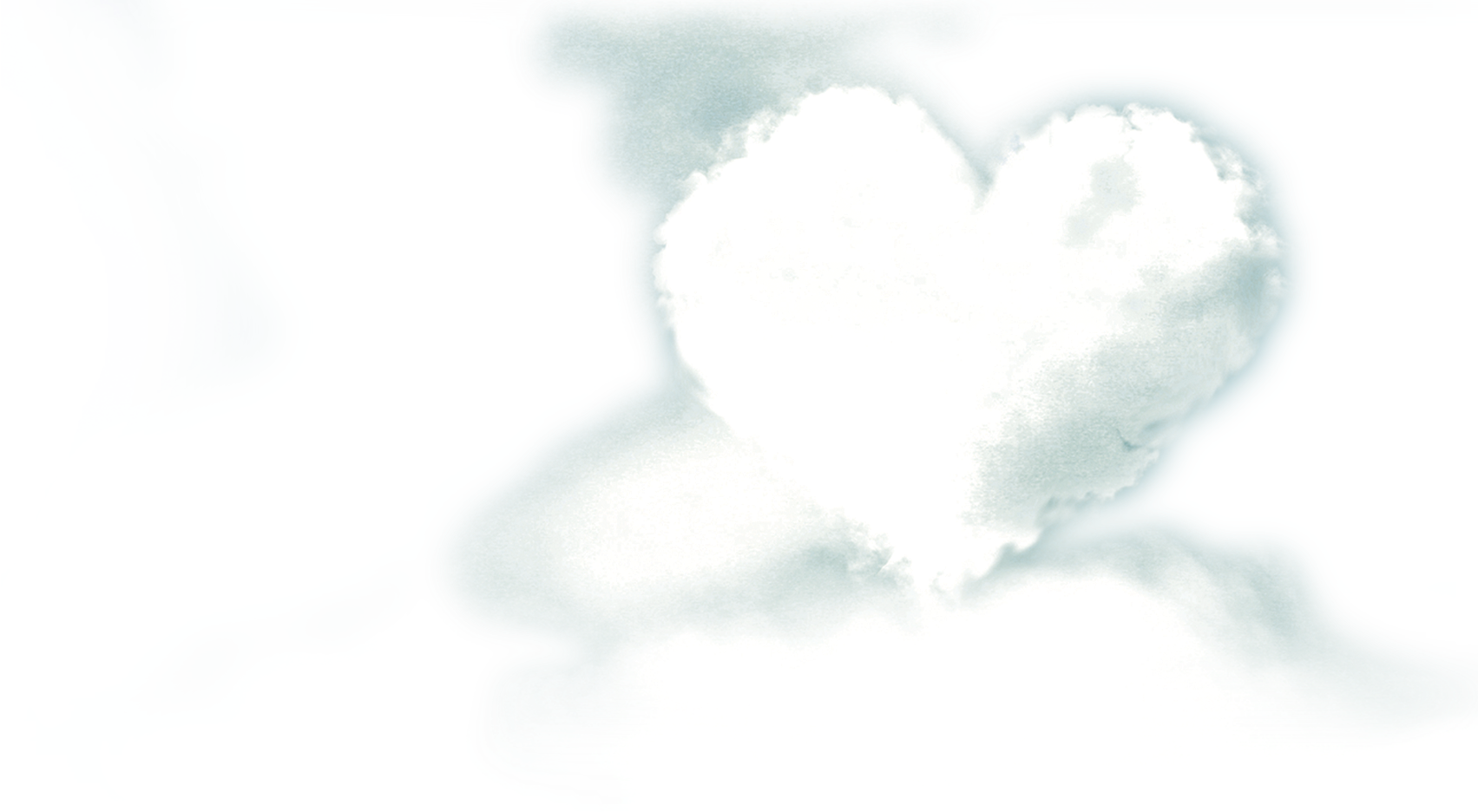 White Heart Wallpaper - Wallpaper (1703x936), Png Download