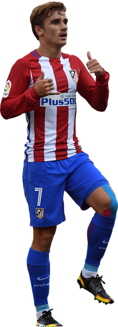 Antoine Griezmann - Griezmann Transparent (231x640), Png Download