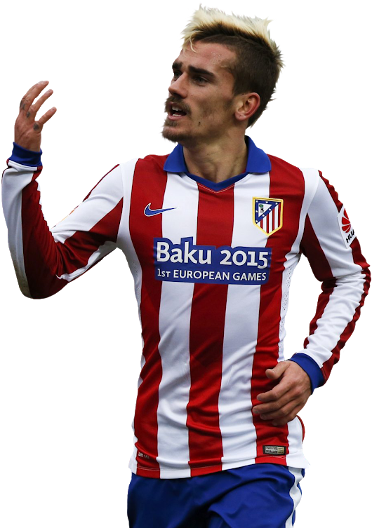 Photo - Antoine Griezmann Atletico Madrid Png (530x753), Png Download