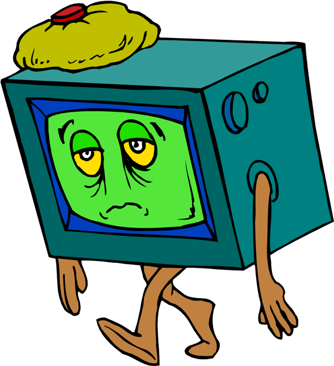 Tv-sick - Sick Tv (679x750), Png Download