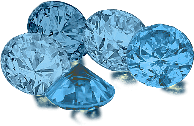 Blue Diamonds Are Highly Valued And Desired For Their - Glorious Indian Diamonds [book] (858x858), Png Download
