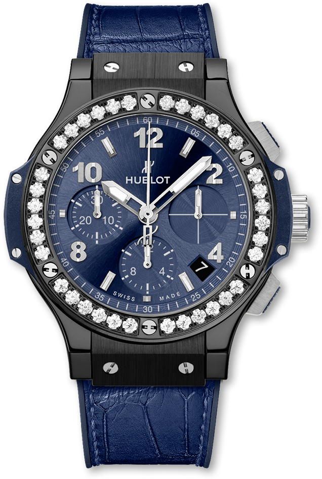Big Bang Ceramic Blue Diamonds - Blancpain 5000 0240 Naoa (1000x1000), Png Download