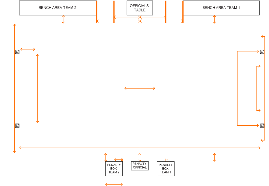 Court-dimensions - Deutsche Nationalmannschaft Aufstellung (900x626), Png Download