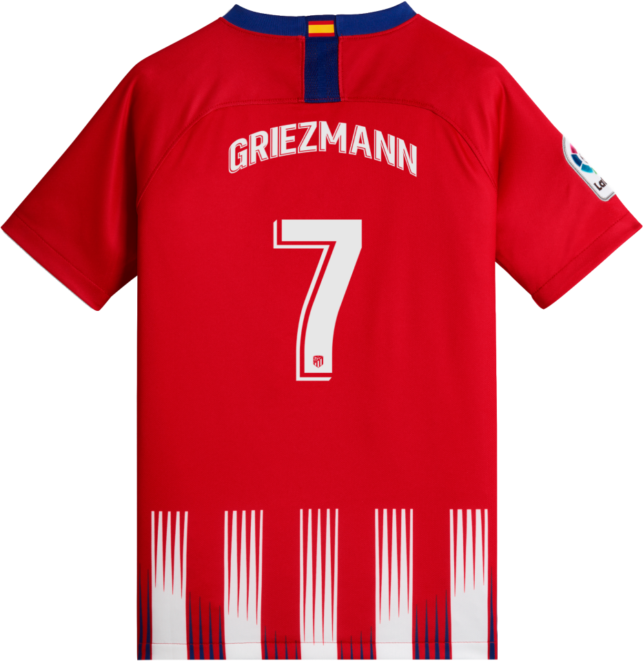 New Atletico De Madrid Jersey 18-19 - Shirt (1024x1024), Png Download