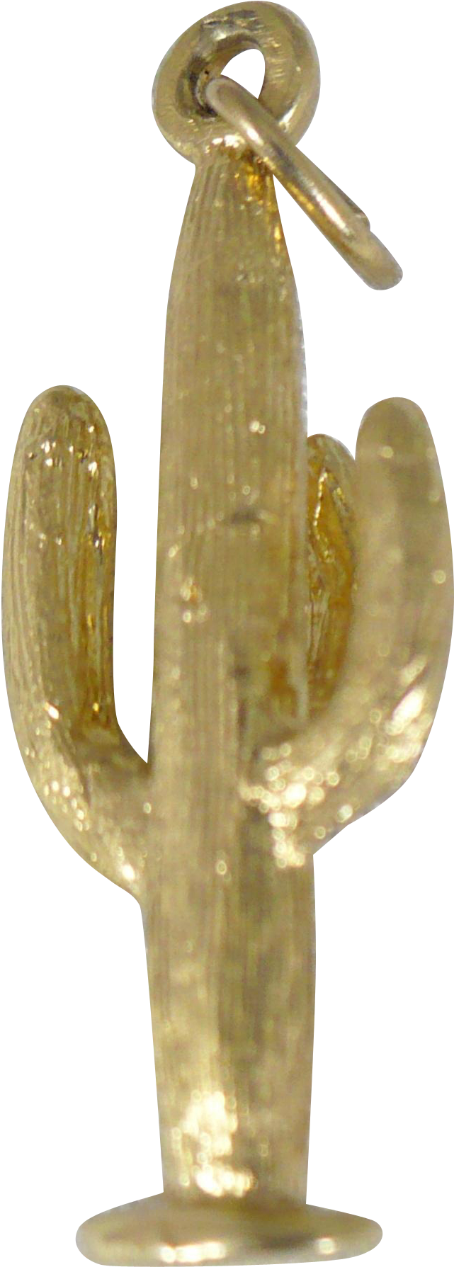 Vintage 14 Kt Gold Saguaro Cactus - Barbary Fig (1788x1788), Png Download