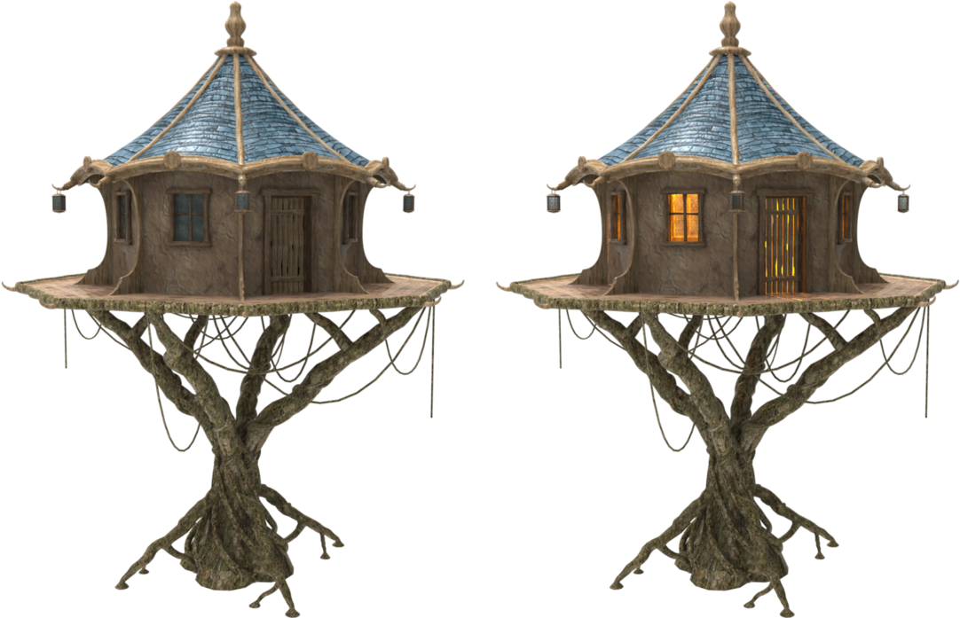 Transparent Fairy House Png (1148x696), Png Download