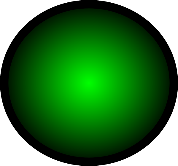 How To Set Use Green Black Dot Clipart - Circle (600x560), Png Download