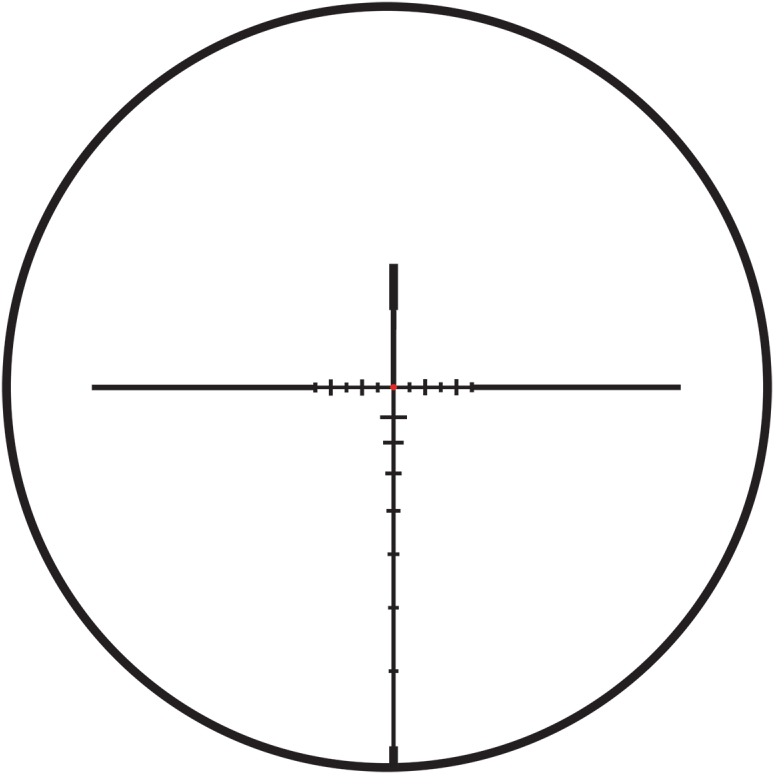 Circular - Burris Ballistic Dot Reticle (800x800), Png Download