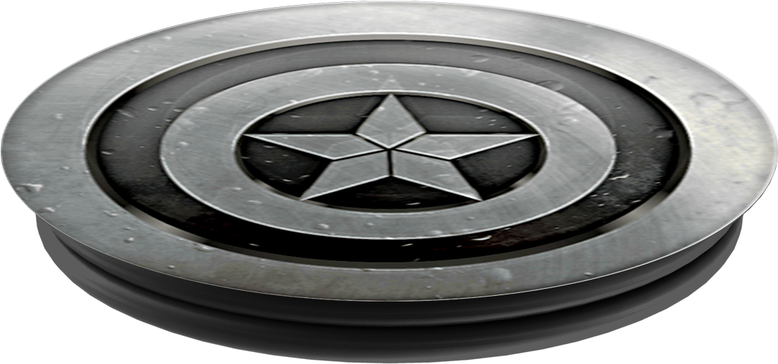 Popsockets Grip Monochrome Captain America - Popsocket Captain America (1200x1231), Png Download