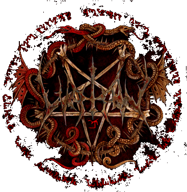 During This Evening Will The Swedish "watain" Play - Watain (375x377), Png Download