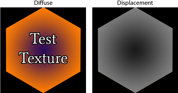 Hexagonal Diffuse And Displacement Textures - Graphic Design (664x326), Png Download