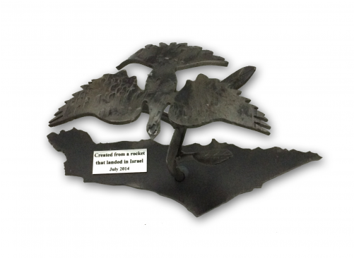 Dove On Olive Branch Made From Rockets - Water Buffalo (500x500), Png Download