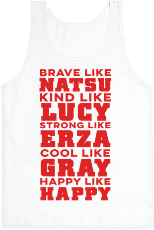 Fairy Tail Personality Tank Top - Fairy Tail Lucy T Shirt (484x484), Png Download