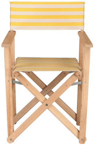 Yellow Director Chair Lido - Folding Chair (600x600), Png Download