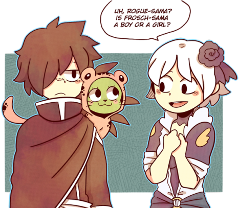 Frosch's Gender A - Cartoon (500x406), Png Download