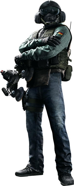 Jäger Gsg - Rainbow Six Siege Characters (600x1000), Png Download