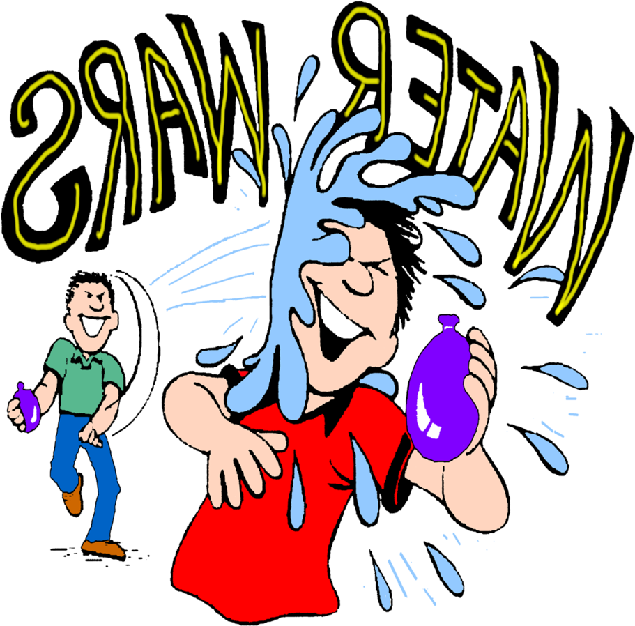 Water Balloon Clip Art Water Balloon Fight - Water Balloon (1024x1024), Png Download
