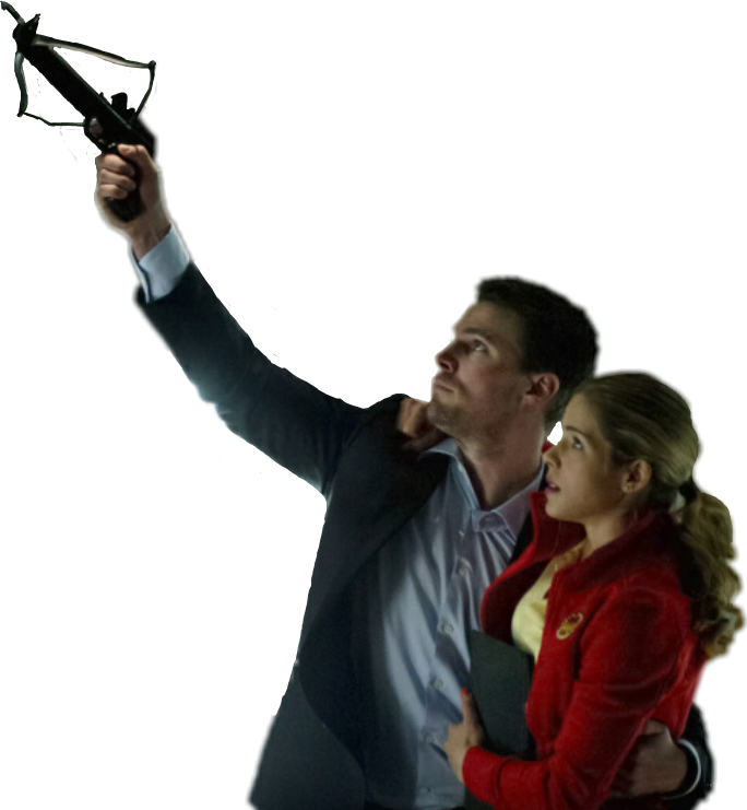 Olicity Stephenamell Oliverqueen Greenarrow Emilybettri - Arrow Serie Oliver Et Felicity (684x741), Png Download
