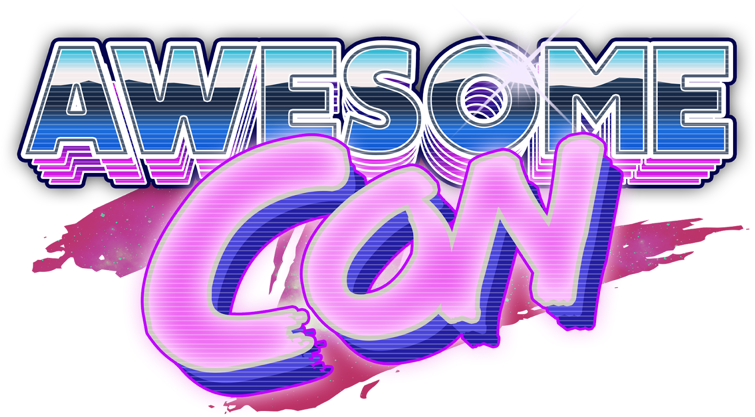 Arrow's Stephen Amell Is Coming To Awesome Con - Awesome Con 2018 Logo (1600x942), Png Download