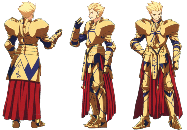 Character Reference Sheet, Character Sheet, Character - Gilgamesh Fate Png (640x457), Png Download