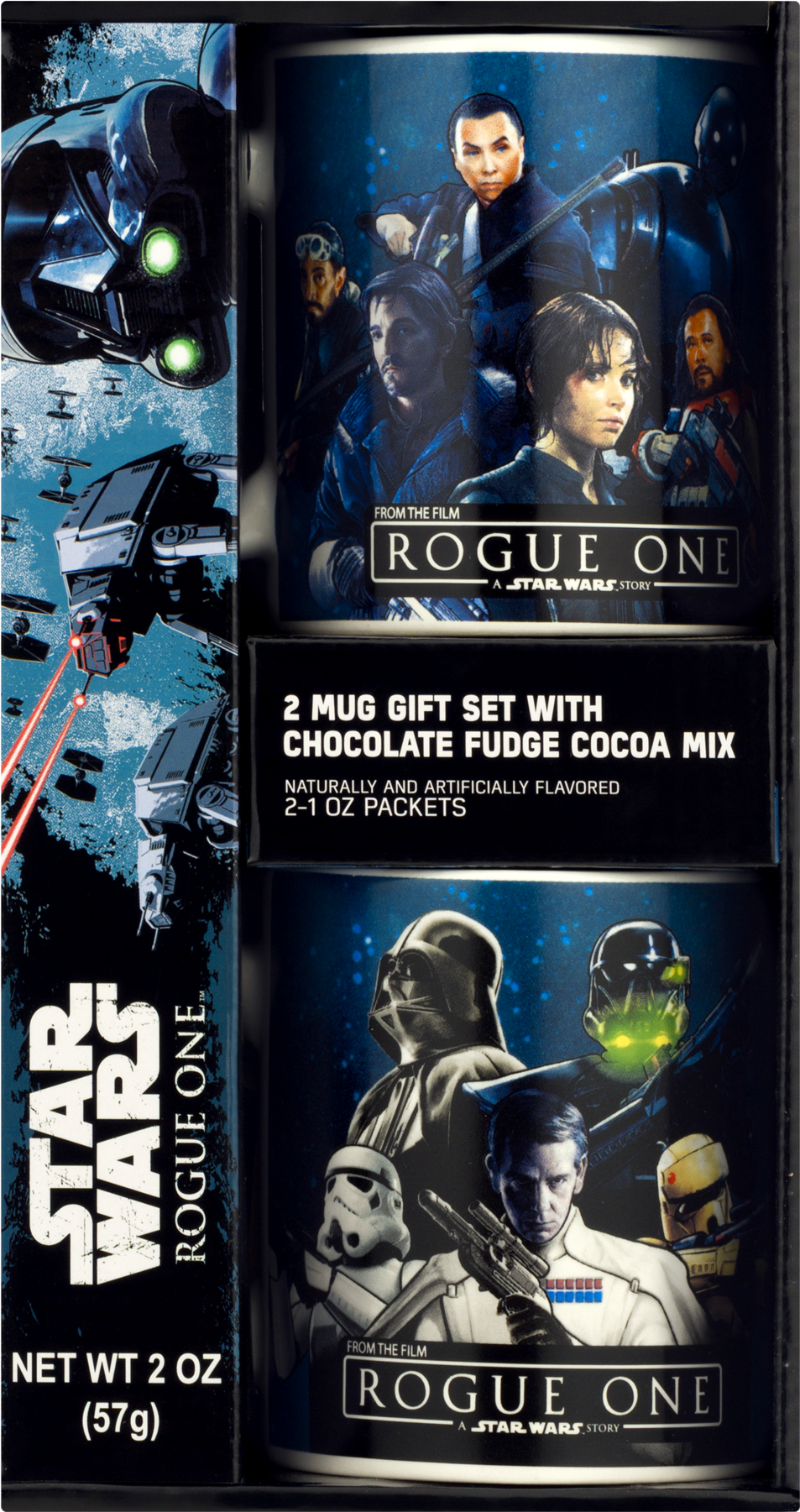 Star Wars Rogue One 2 Mug Gift Set With Chocolate Fudge - Star Wars (1800x1800), Png Download
