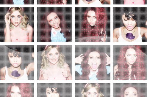 Clique Para Aumentar - Little Mix Dna Photoshoot (494x327), Png Download