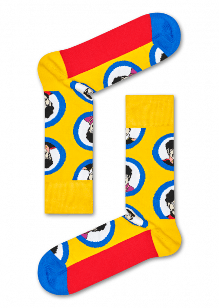 Happy Socks Beatles (427x600), Png Download
