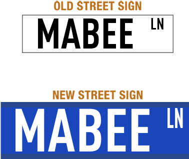 Signs Florida Ny Ln - Cobalt Blue (582x325), Png Download