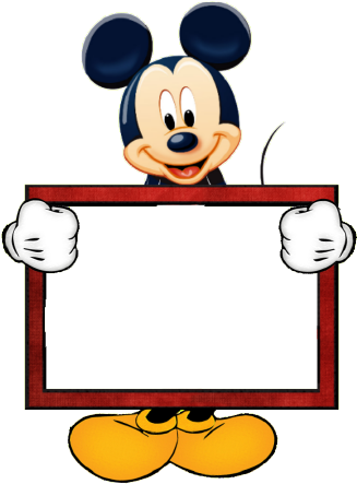 Download Mickey Mouse Clipart Hq Png Image - Mickey Mouse Borders And Frames (340x455), Png Download